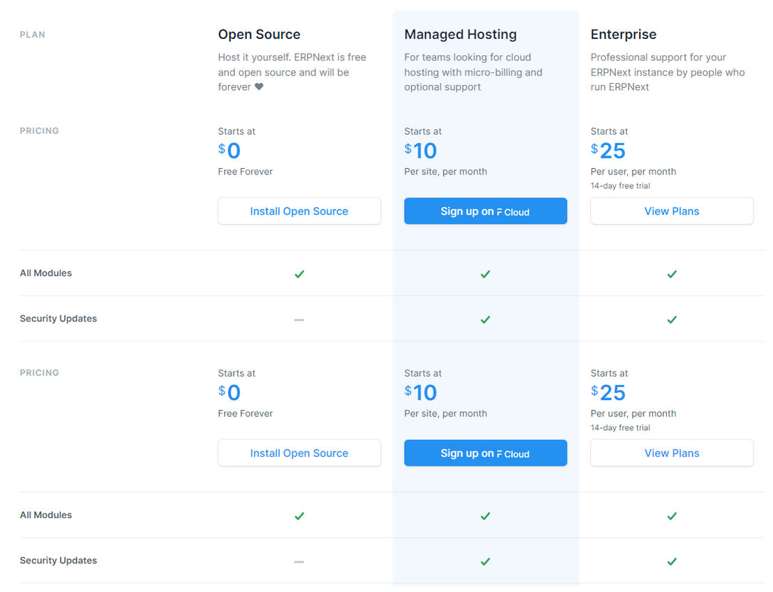 ERPNext pricing 1