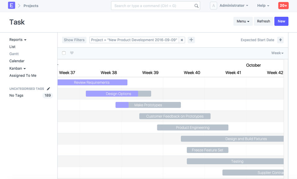 ERPNext screenshot 2