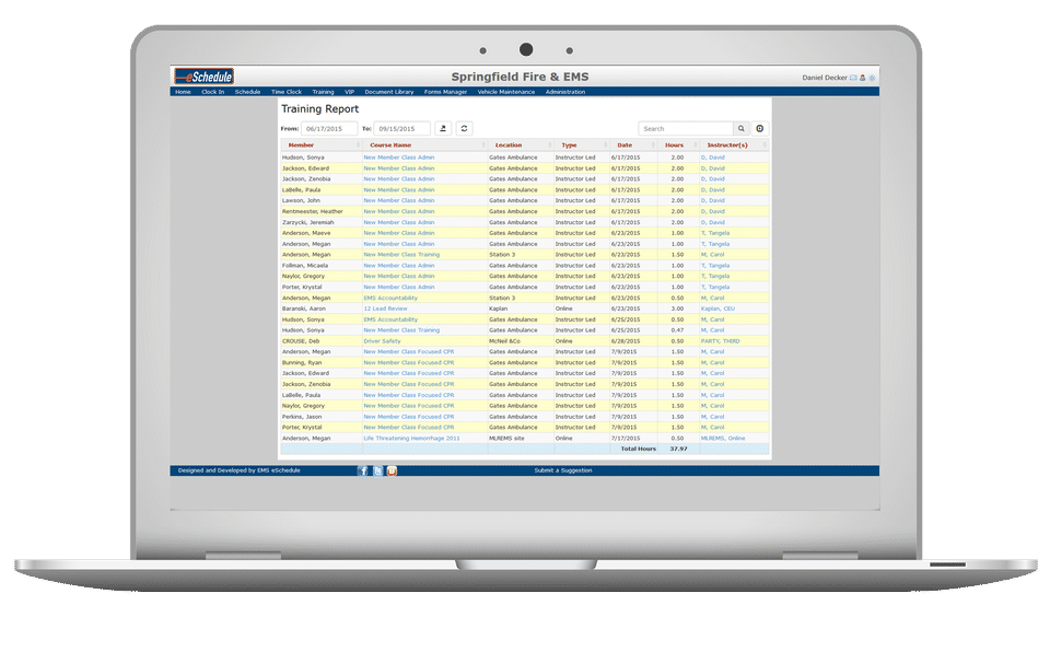 eSchedule screenshot 4