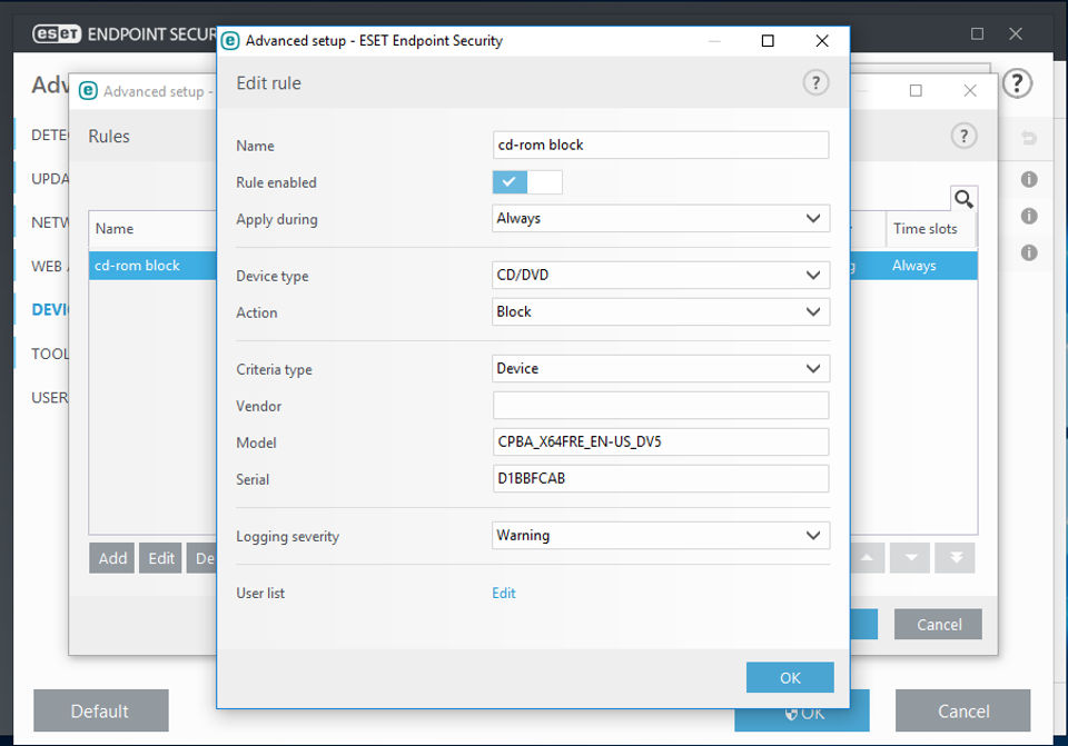 ESET Endpoint Security screenshot 1