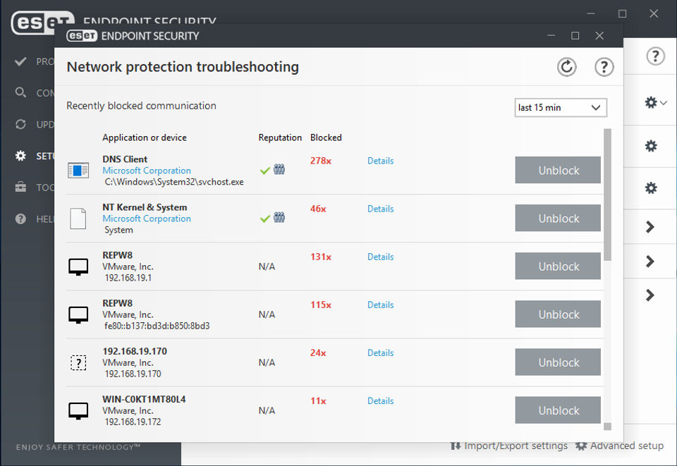 ESET Endpoint Security screenshot 2