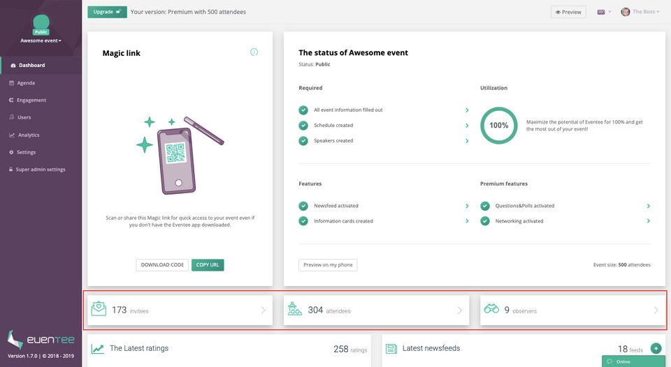 Eventee screenshot 1