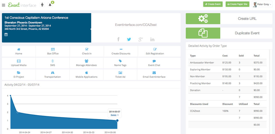 EventInterface screenshot 2
