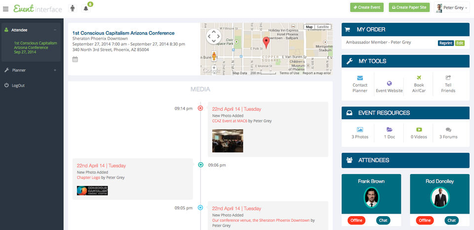 EventInterface screenshot 1