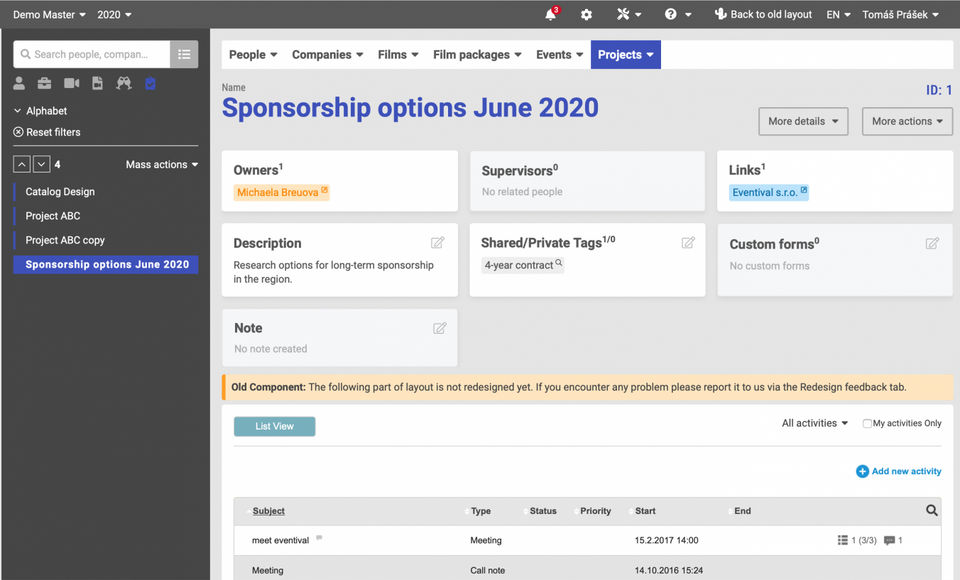 Eventival screenshot 4