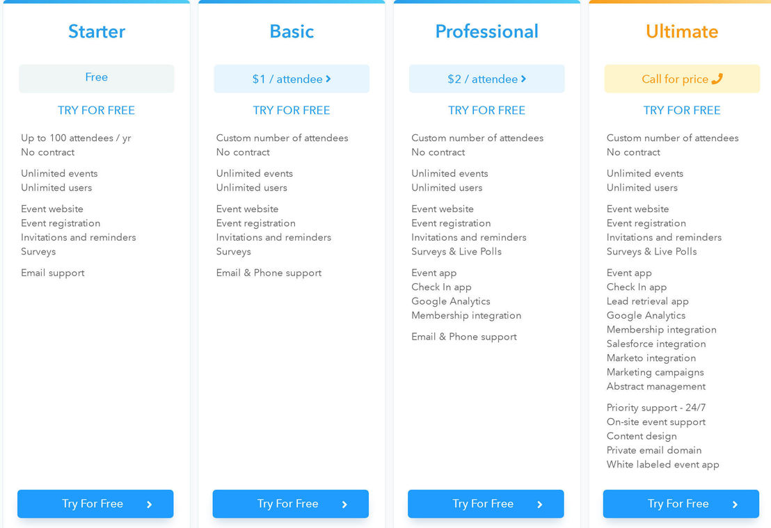Eventleaf pricing 1