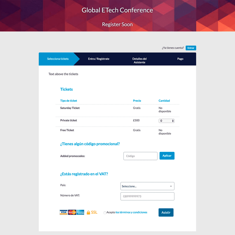 EventsCase screenshot