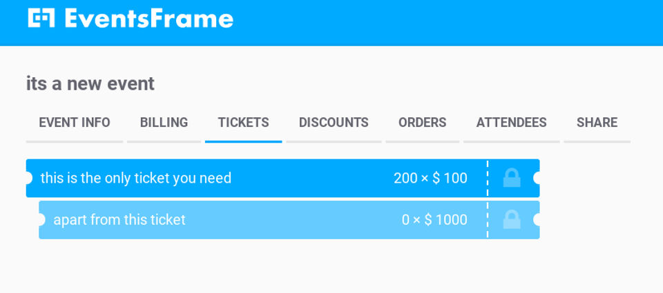 EventsFrame screenshot 1