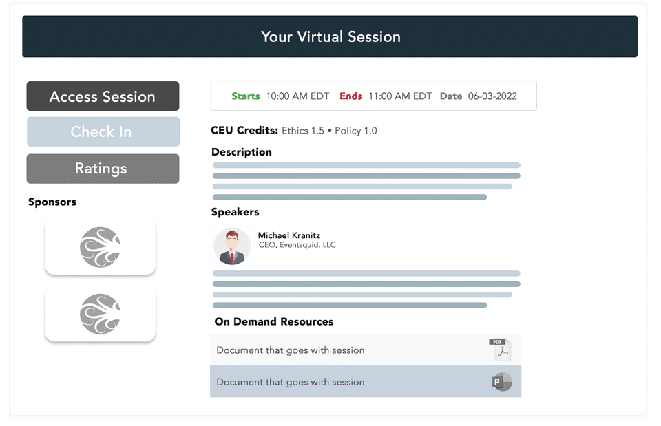 Eventsquid screenshot 3