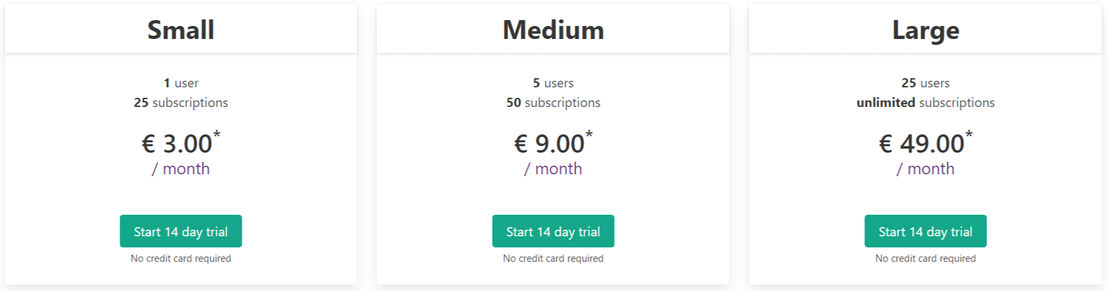 Everlint pricing 1