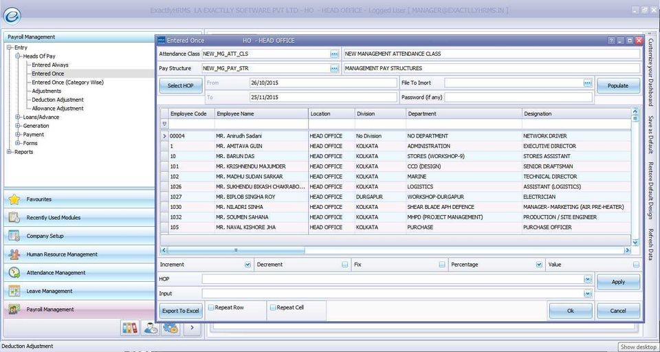exactllyHRMS screenshot 3
