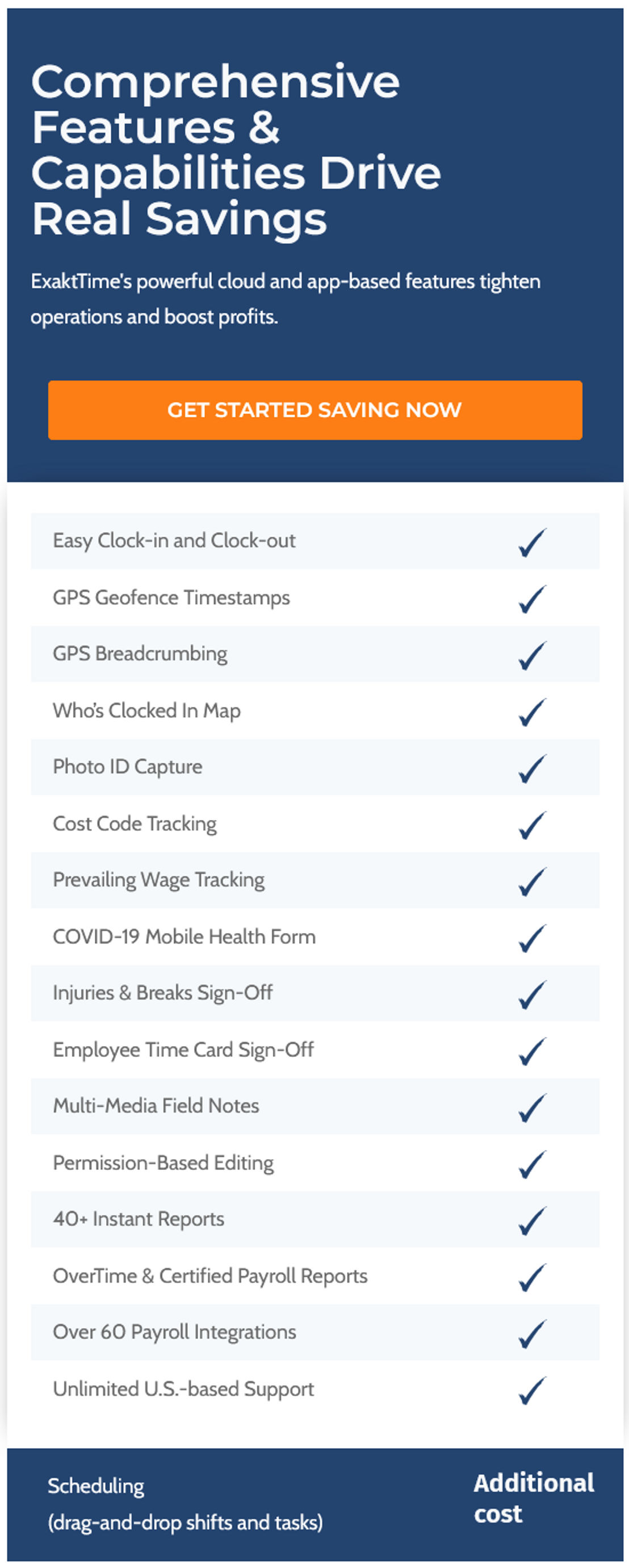 ExakTime pricing 1