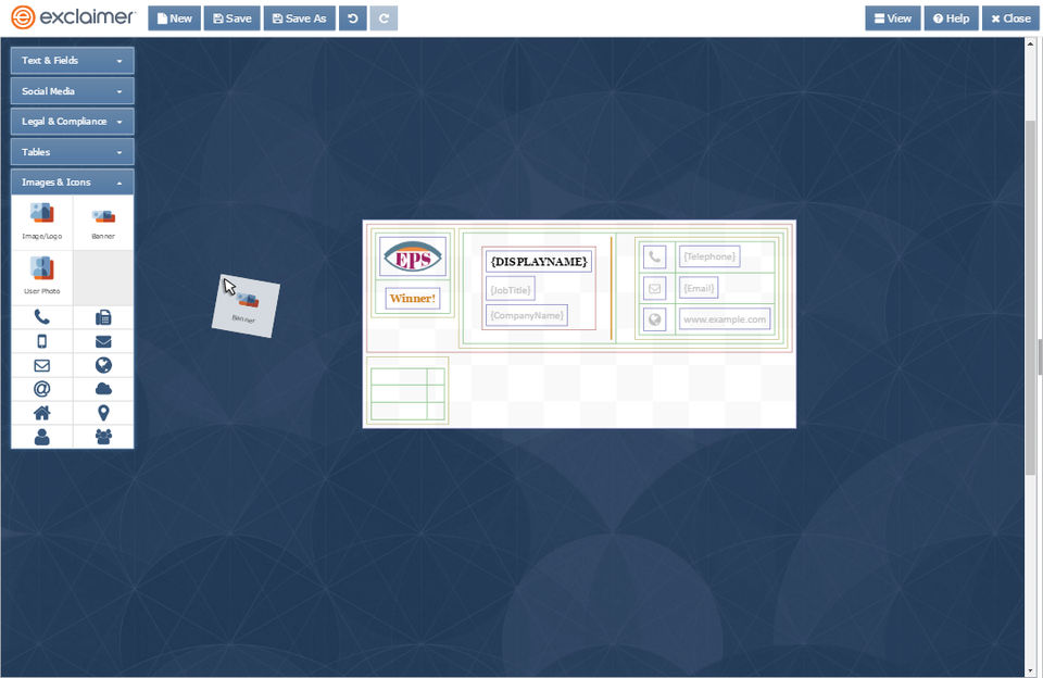 Exclaimer screenshot 2