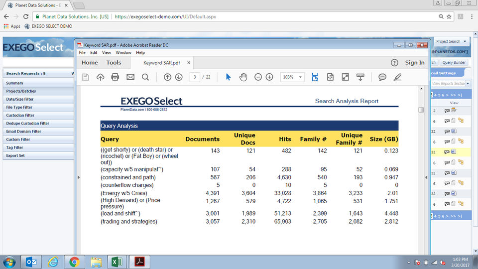 Exego screenshot 3