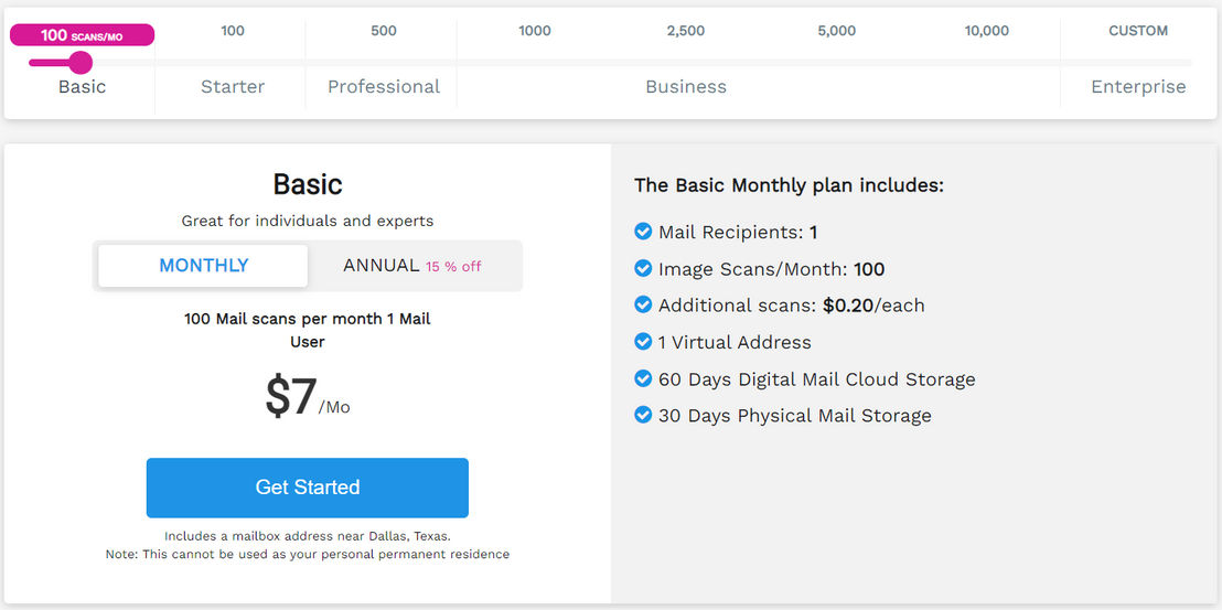Exela Digital Mailroom pricing 1