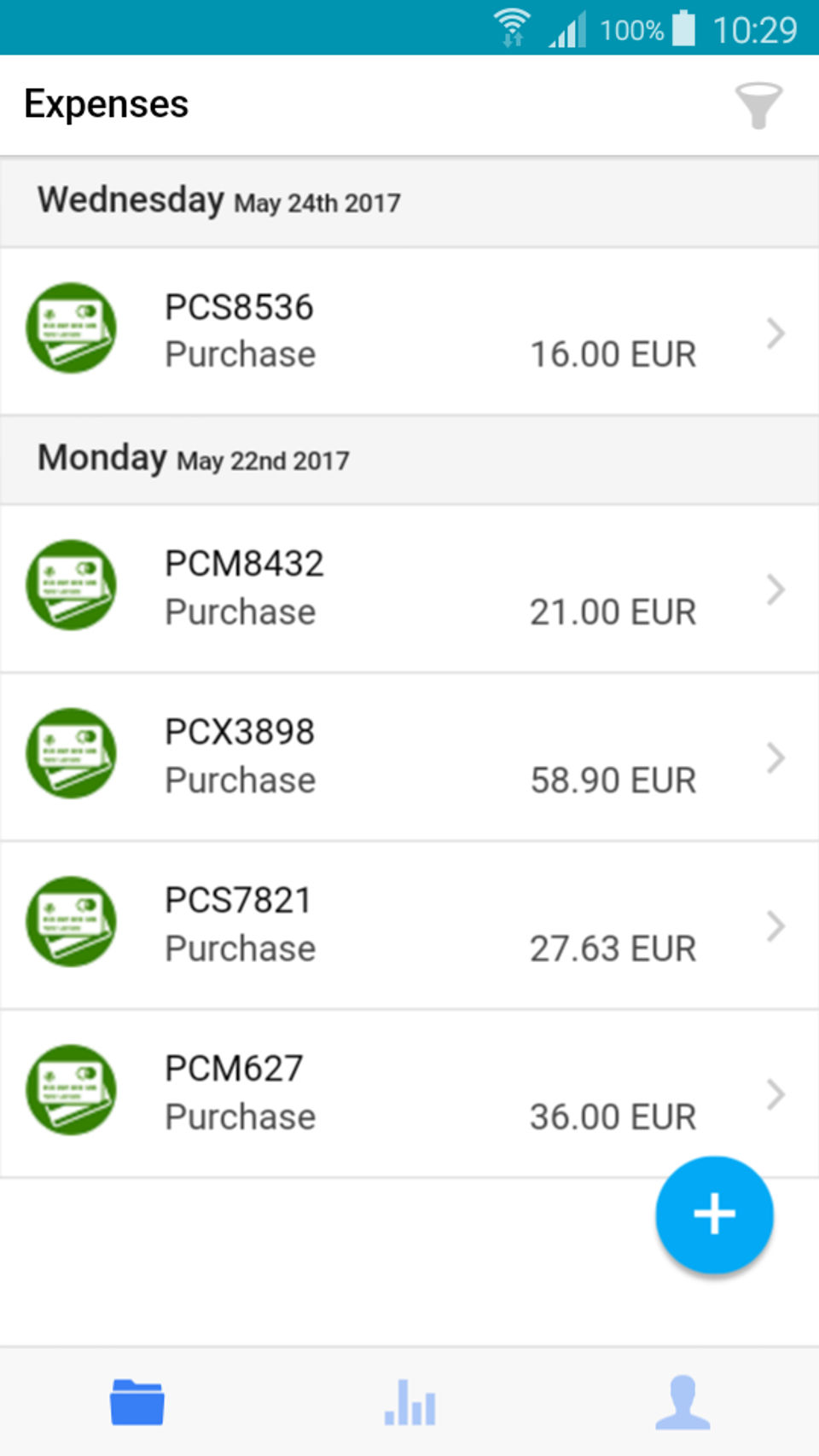 Expenday screenshot 1