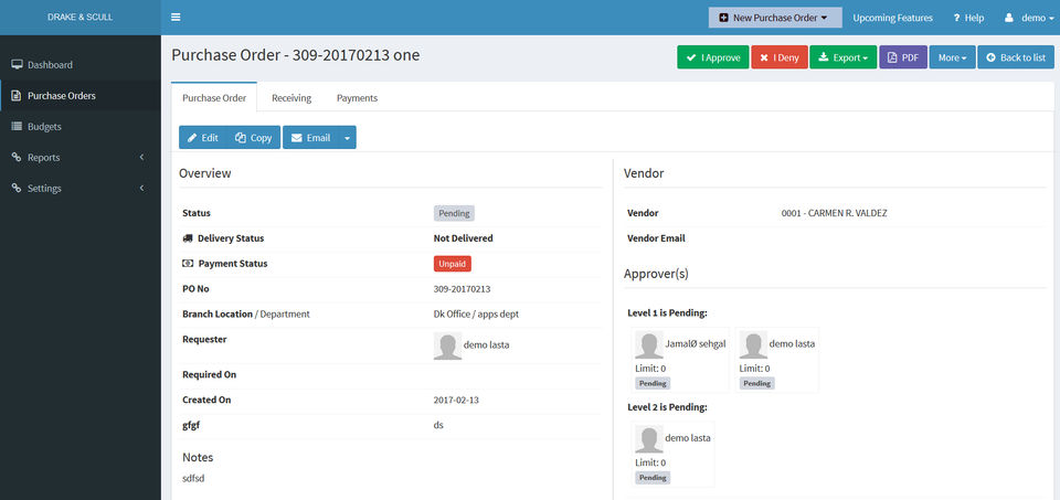 Expeni screenshot 1