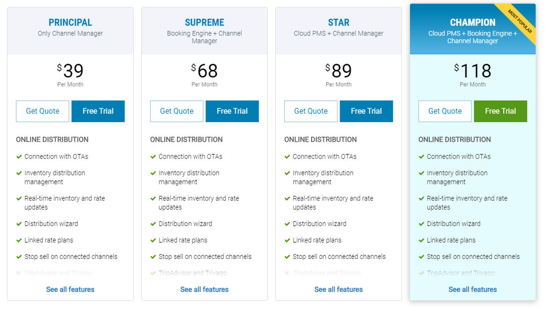 eZee Centrix pricing 1