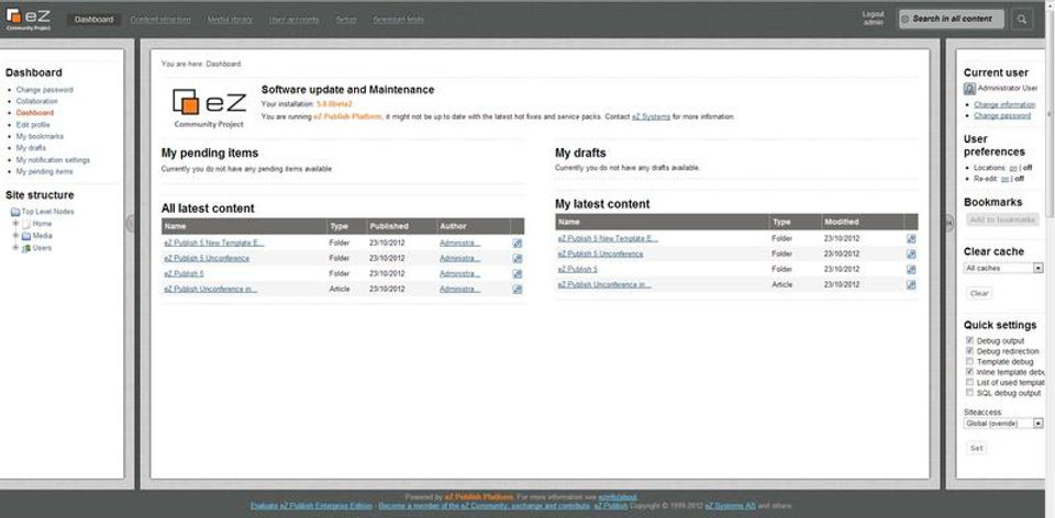 eZ Platform Enterprise Edition screenshot 4