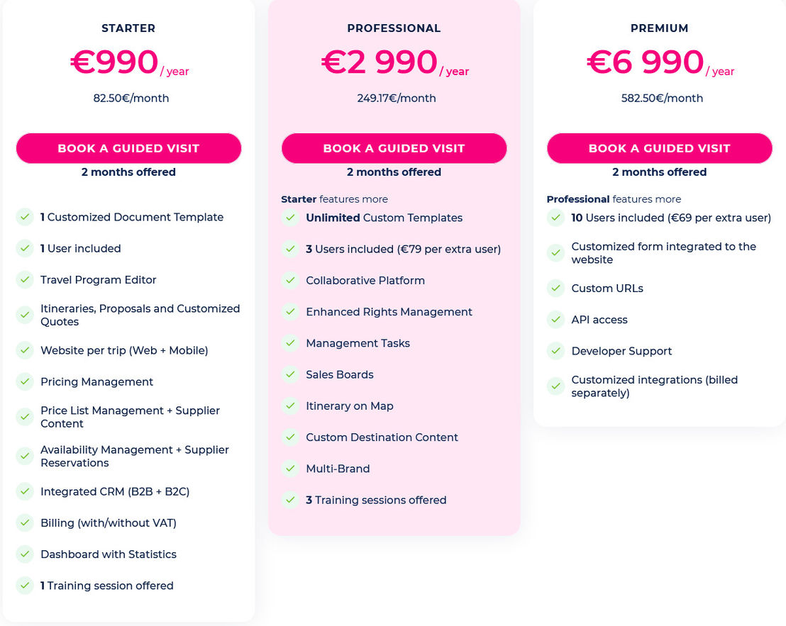 Ezus pricing