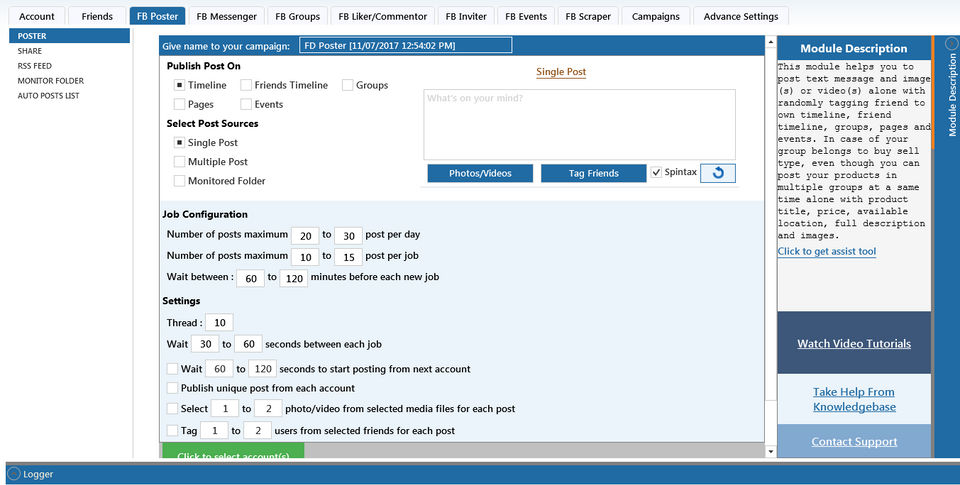 FaceDominator screenshot 1