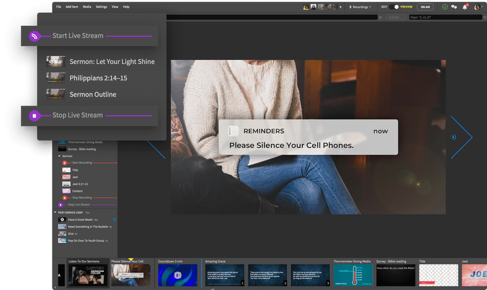 Faithlife Proclaim screenshot 2