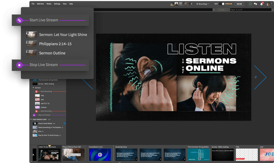 Faithlife Proclaim screenshot 1