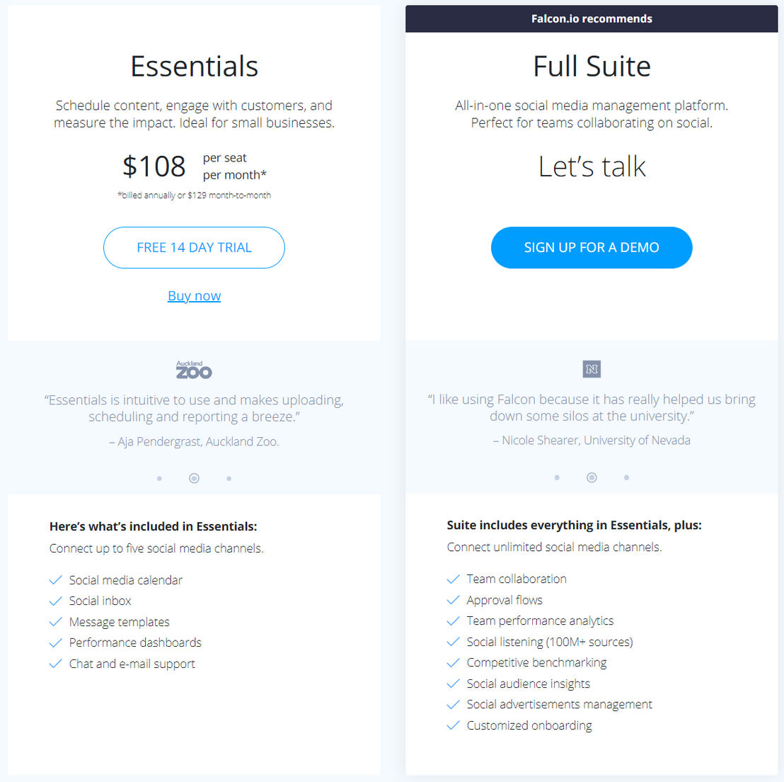 Falcon.io pricing 1