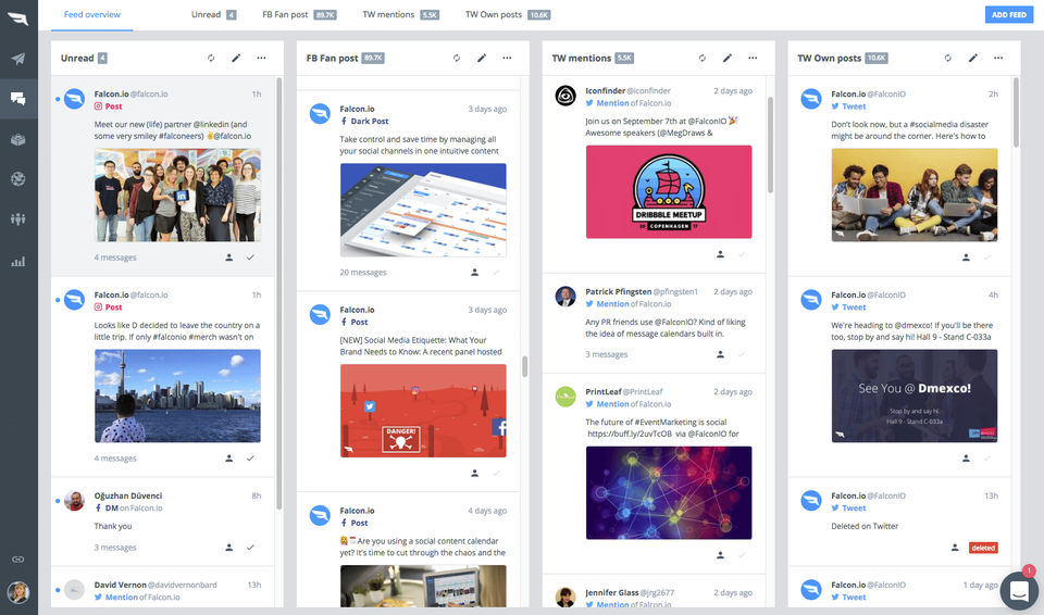 Falcon.io screenshot 3