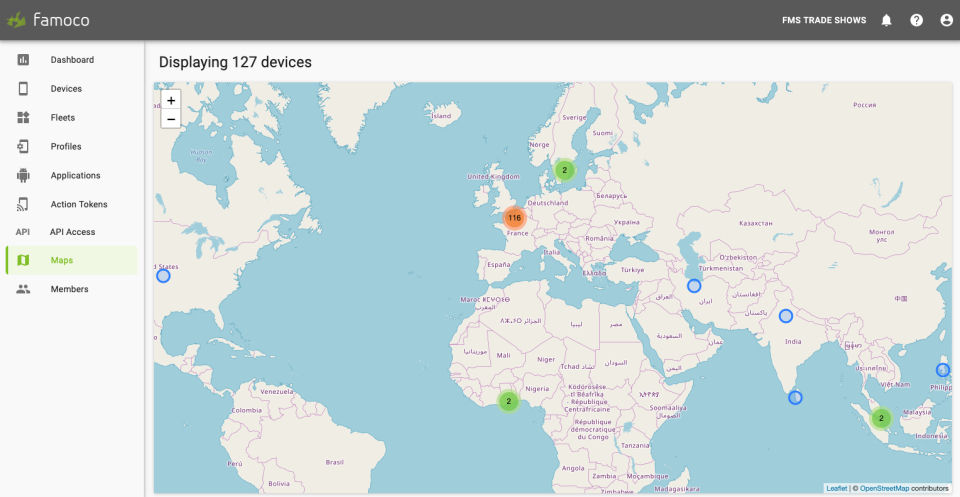 Famoco screenshot