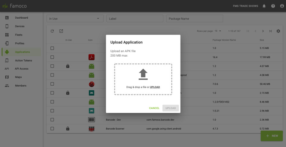 Famoco screenshot