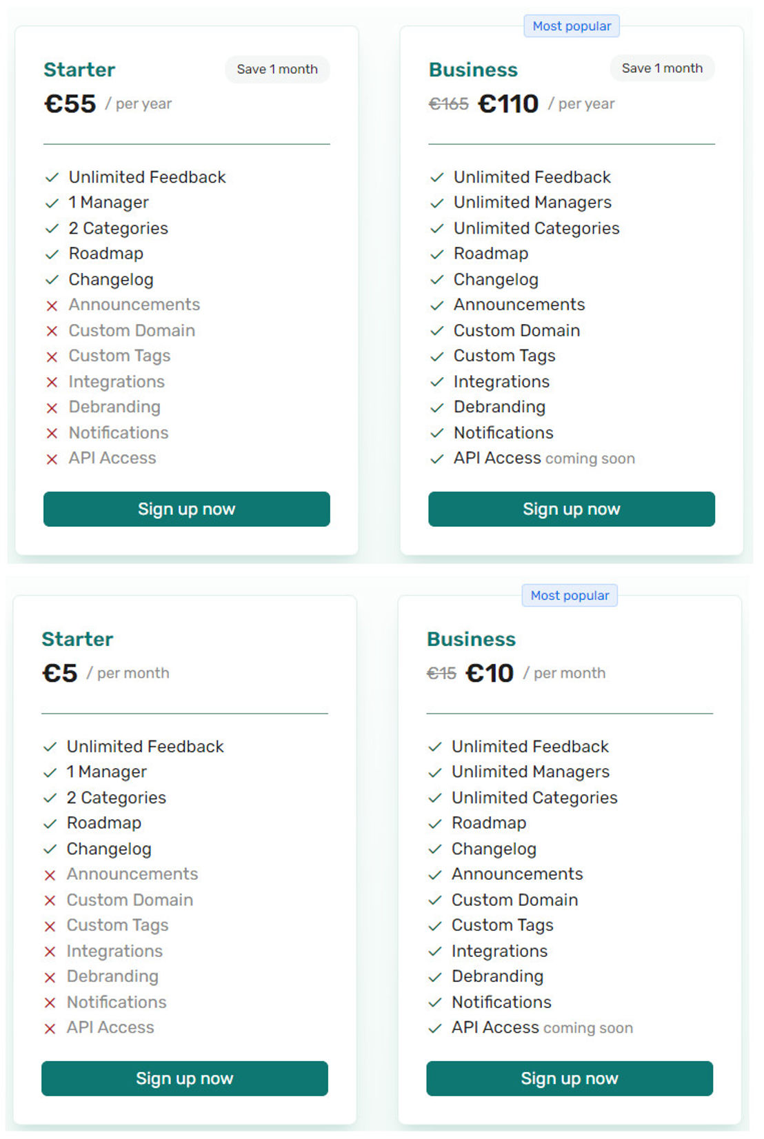 FeatureShift pricing 1