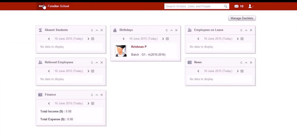 Fedena screenshot 3