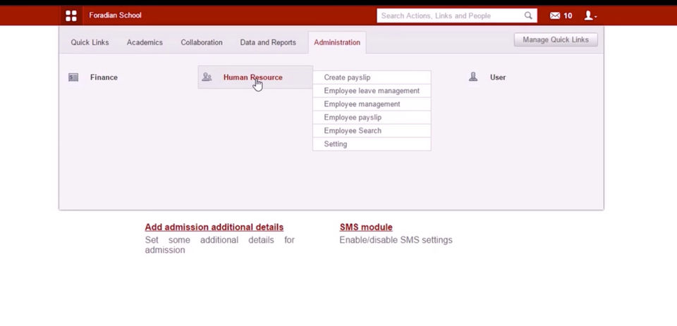 Fedena screenshot 2