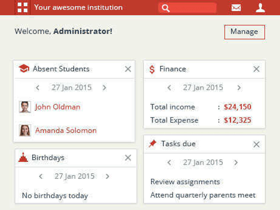 Fedena screenshot 4