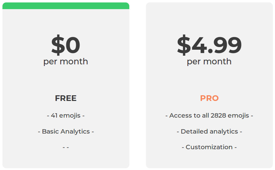 Feedbacks pricing 1
