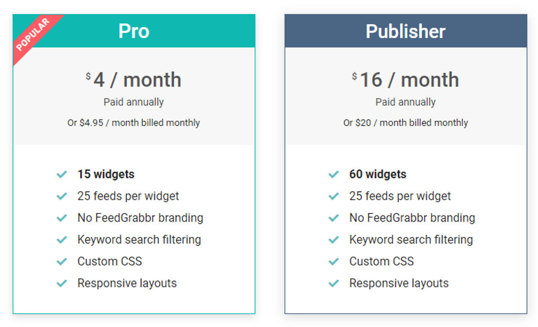 FeedGrabbr pricing 1