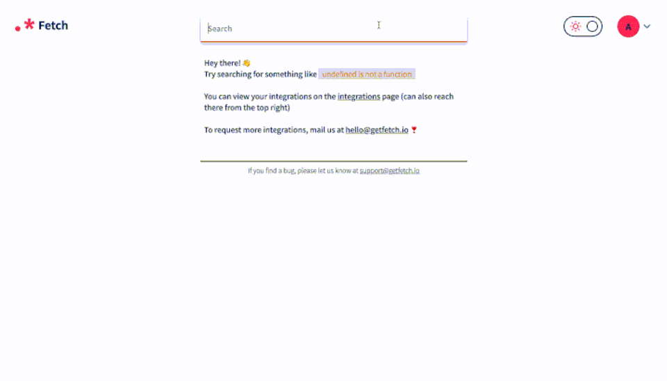 Fetch screenshot 1