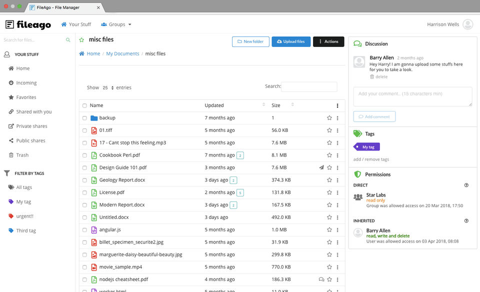 FileAgo screenshot 1