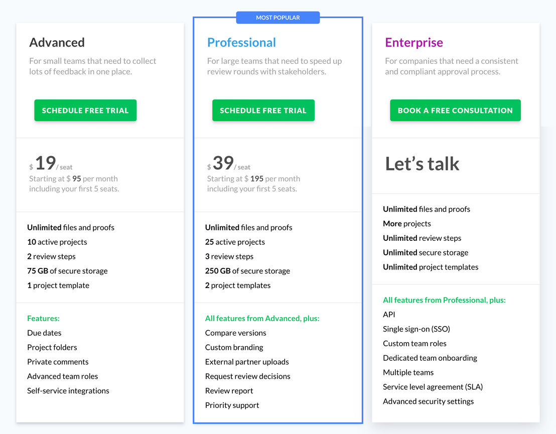 Filestage pricing 1