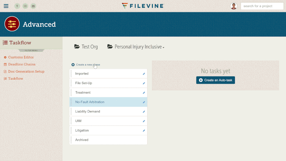 Filevine screenshot 3