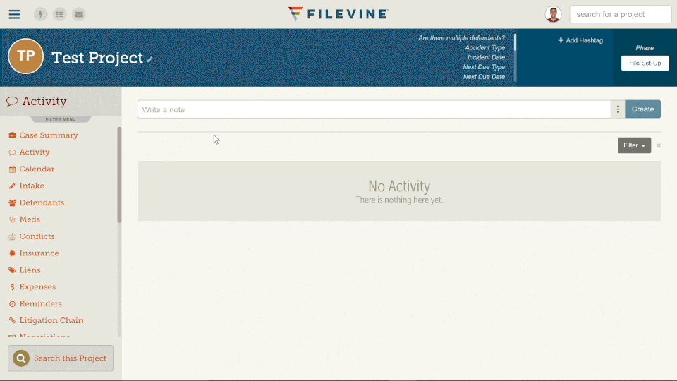 Filevine screenshot 4