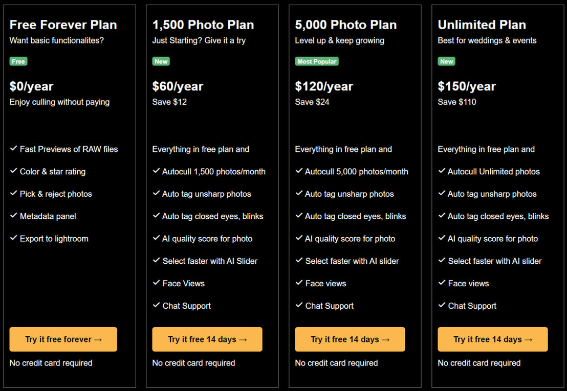 FilterPixel pricing 1