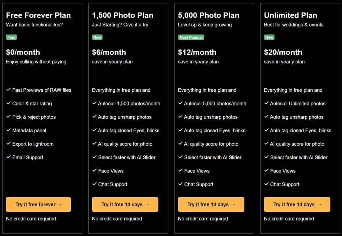 FilterPixel pricing 2