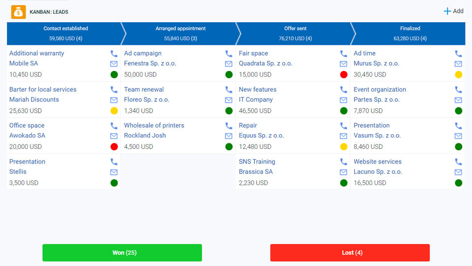 Firmao CRM screenshot 1