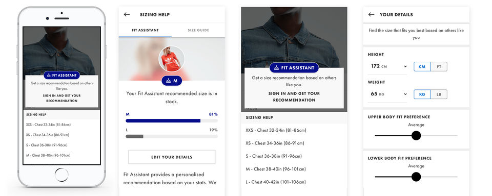 Fit Analytics screenshot 2