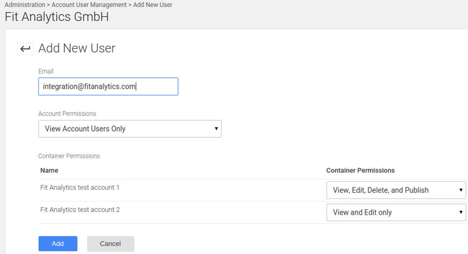 Fit Analytics screenshot 3