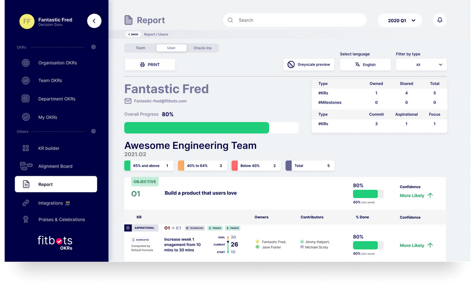 Fitbots screenshot