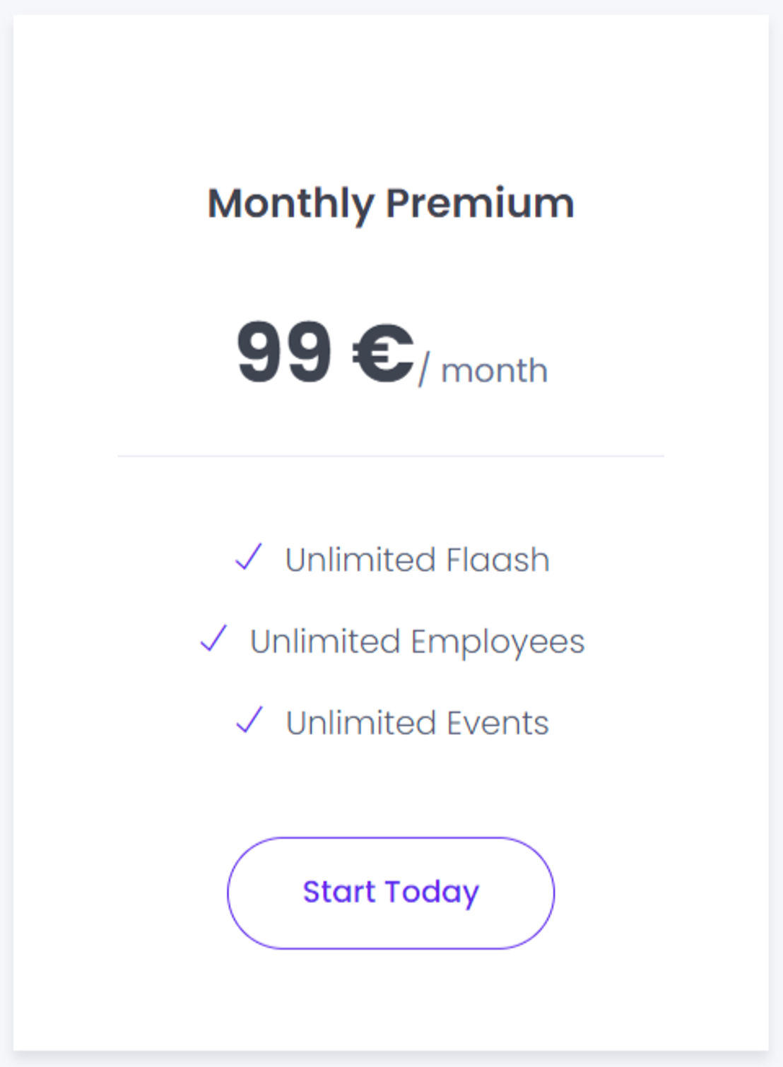 Flaash.me pricing 1