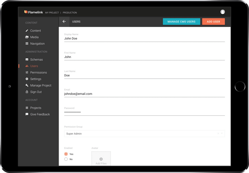 Flamelink CMS screenshot 4